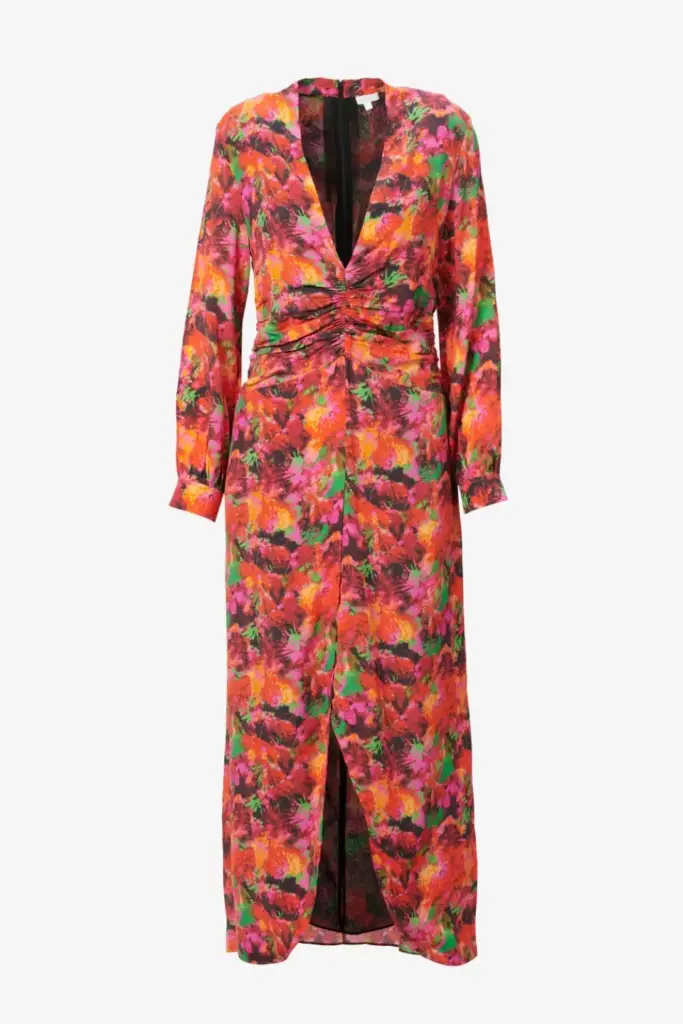 Lala Berlin Dress Damala viscose/silk blend shibori flower Neueste Mode