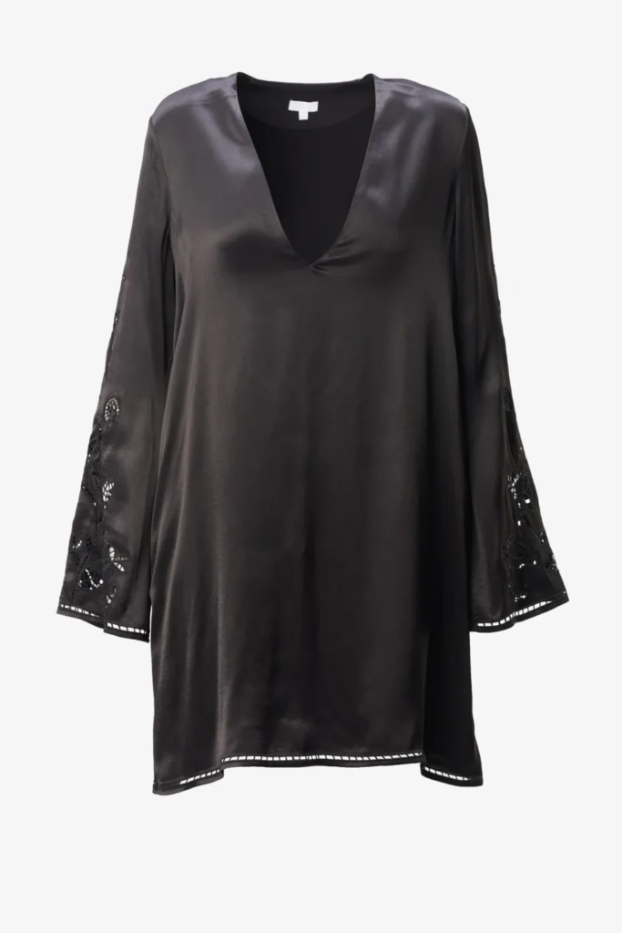 Lala Berlin Dress Dagur viscose black Zeitlich begrenztes Angebot