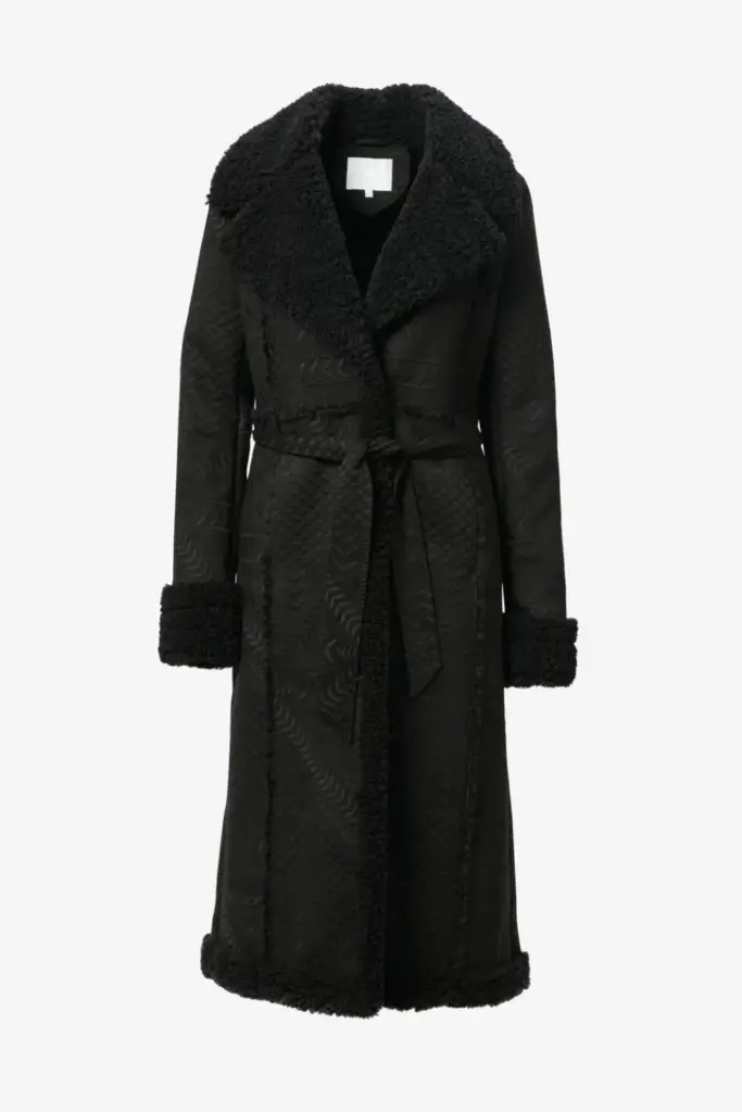 Lala Berlin Coat Osia polyester heritage star black Blitzangebot