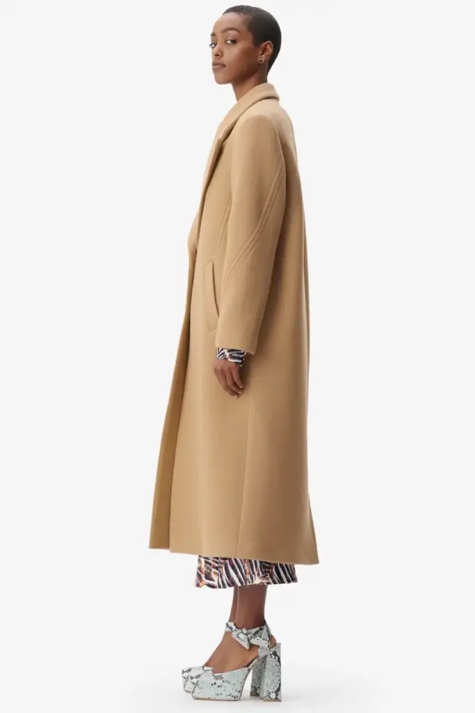Lala Berlin Coat Orely wool mix toffee Große Rabatte