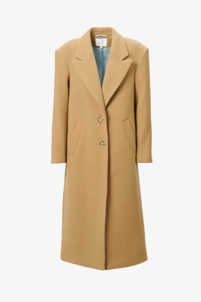 Lala Berlin Coat Orely wool mix toffee Große Rabatte