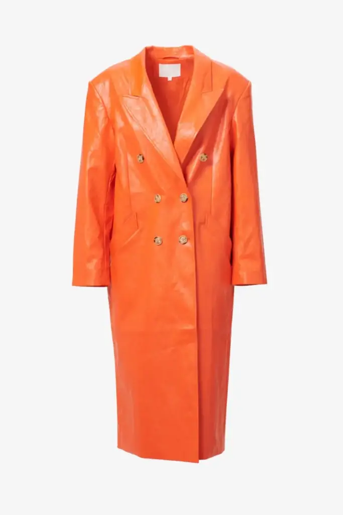 Lala Berlin Coat Odith viscose mix paprika Räumungsverkauf