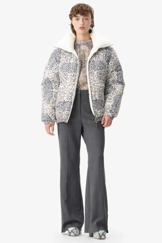 Lala Berlin Coat Odelie polyamide heritage star blue Sonderangebote