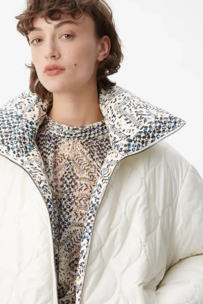 Lala Berlin Coat Odelie polyamide heritage star blue Sonderangebote