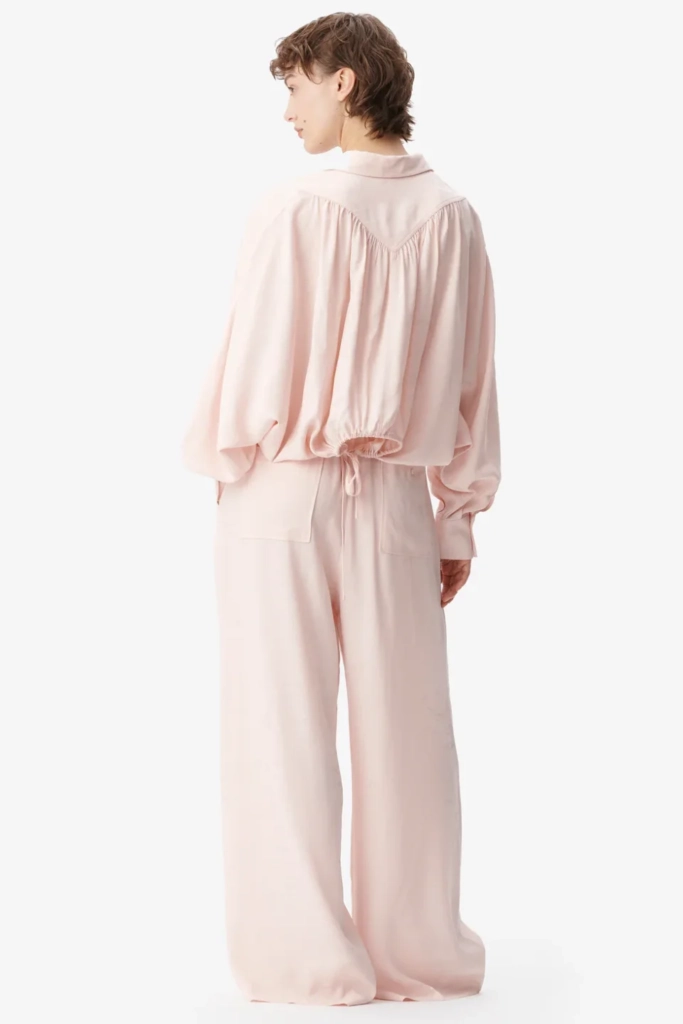 Lala Berlin Blouse Buccia viscose mix lalagram peach blush Riesige Ersparnisse