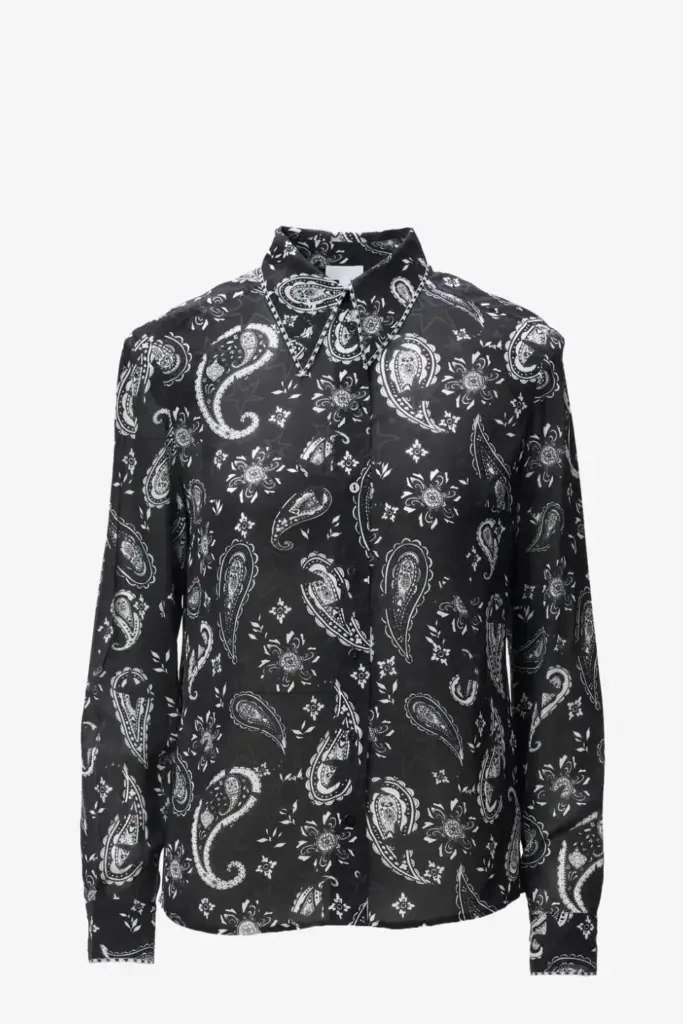 Lala Berlin Blouse Blix viscose mix paisley stars Wochenangebot