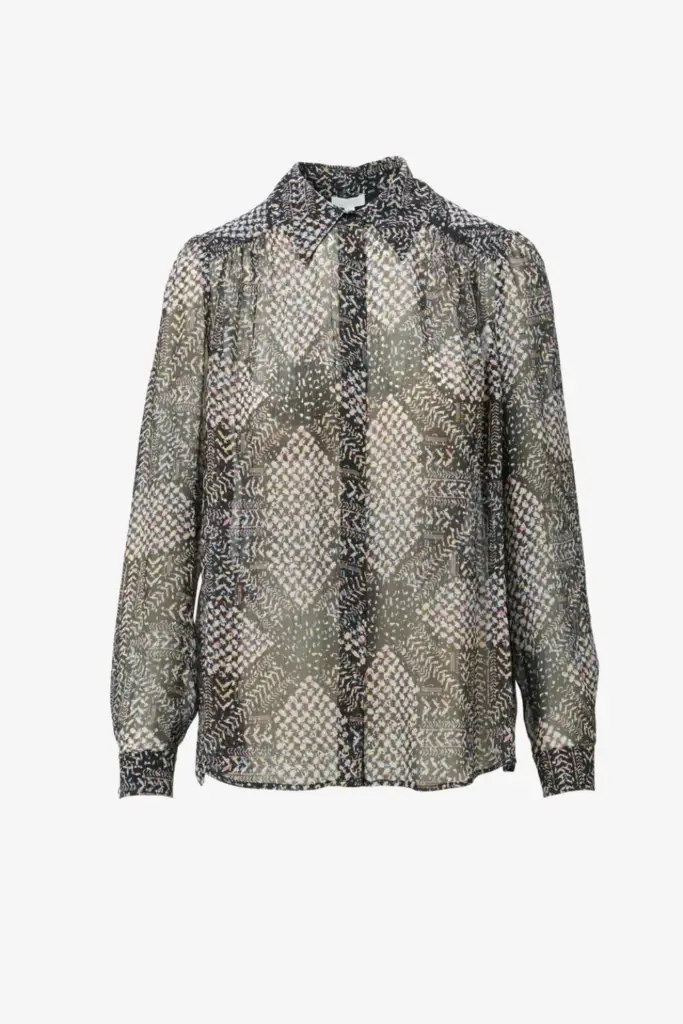 Lala Berlin Blouse Bling viscose heritage star black Kostenlose Rückgabe