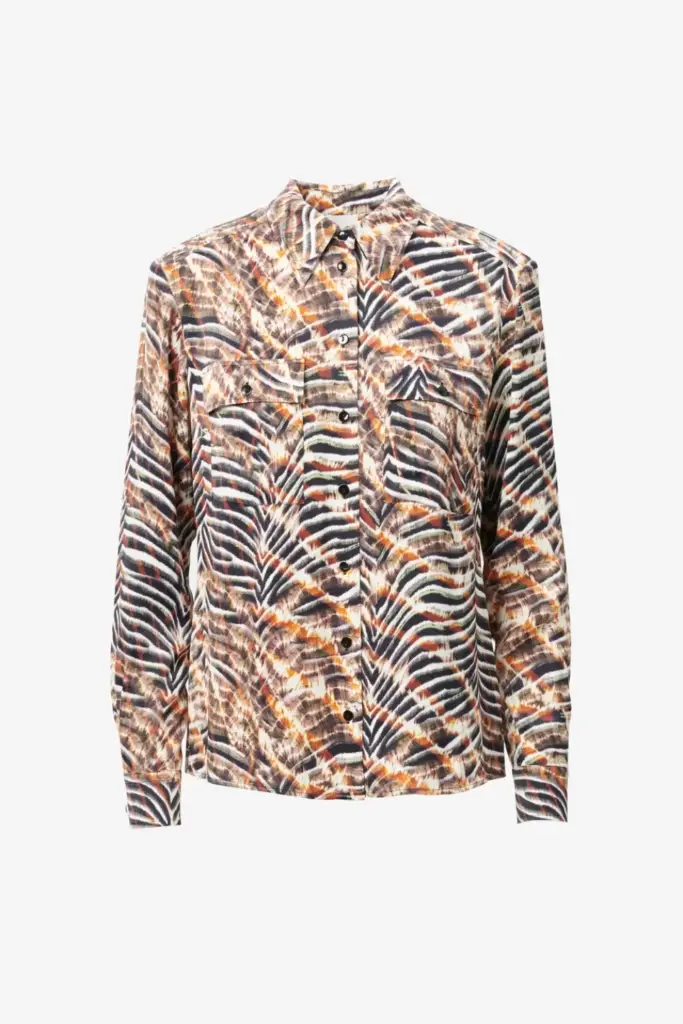 Lala Berlin Blouse Bemar viscose zebra shibori JETZT KAUFEN