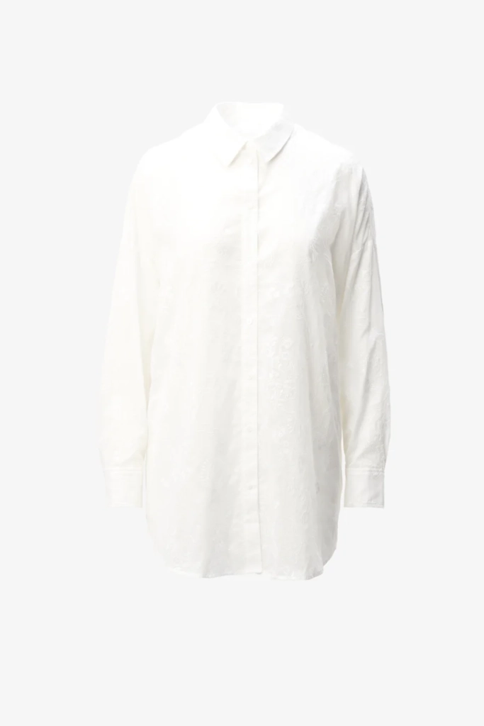 Lala Berlin Blouse Bam cotton embroidery white Letzte 2 Tage