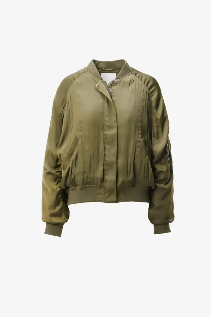 Lala Berlin Jacket Jordin polyester mix olive Bis zu 65% Rabatt