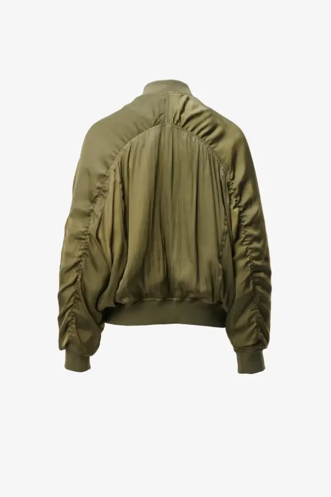 Lala Berlin Jacket Jordin polyester mix olive Bis zu 65% Rabatt