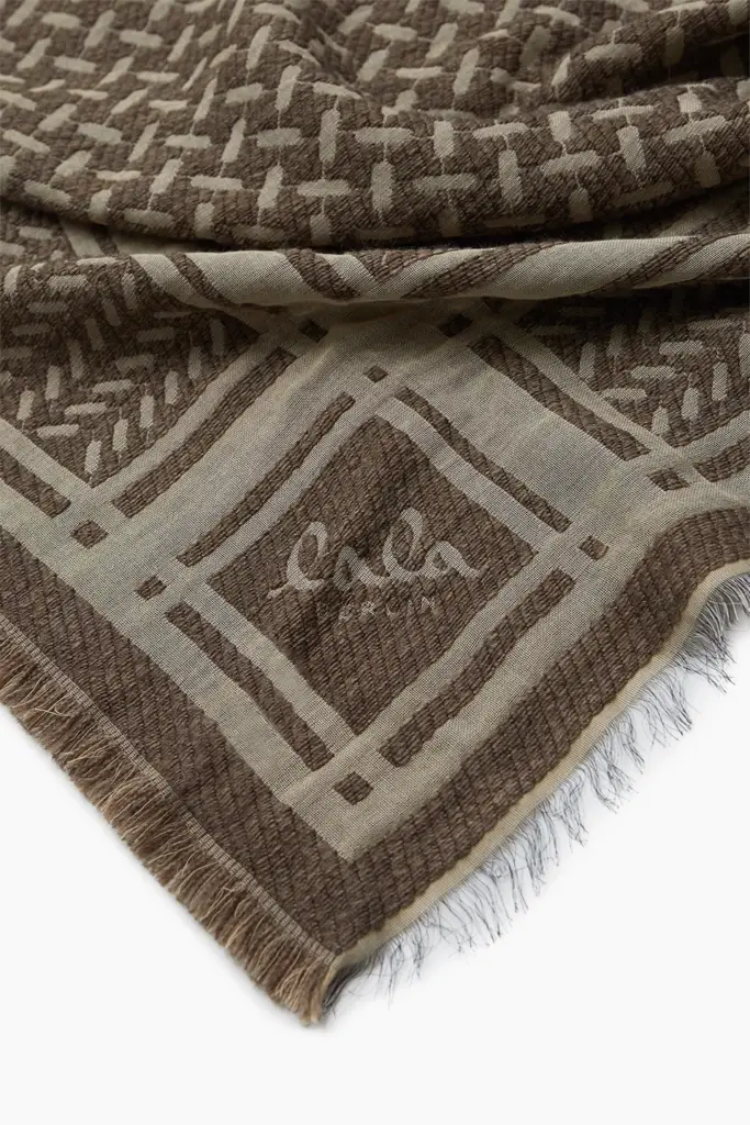 Lala Berlin Triangle Anaya wool mix stone Riesige Rabatte