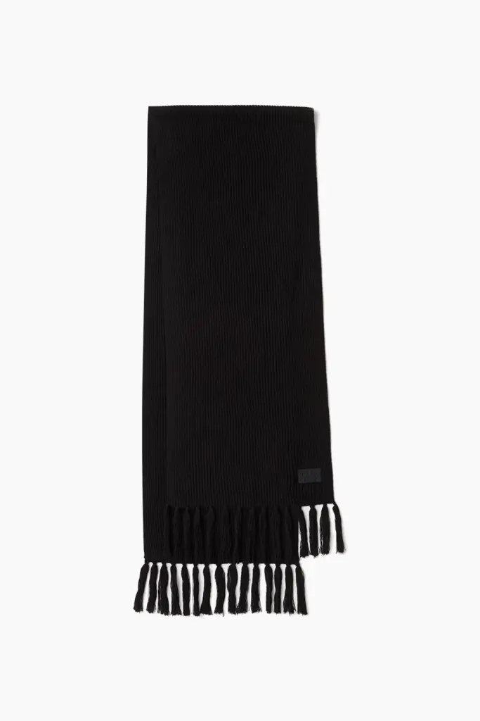 Lala Berlin Scarf Aminas wool mix lala black Rabatte dieses Monats