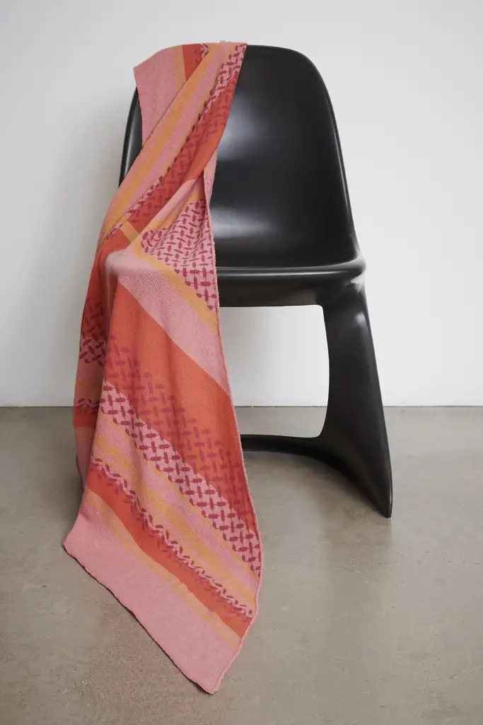 Lala Berlin Triangle Double Heritage cashmere rosa/orange Online