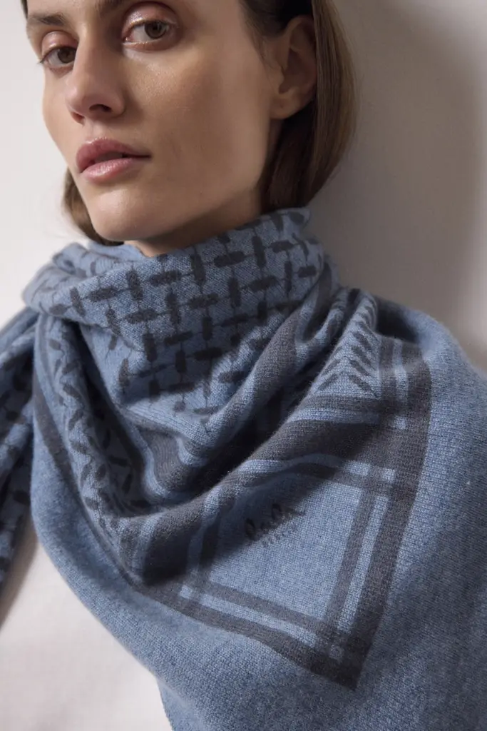 Lala Berlin Triangle Trinity cashmere vela/antracite Outlet