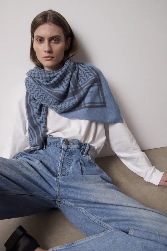 Lala Berlin Triangle Trinity cashmere vela/antracite Outlet