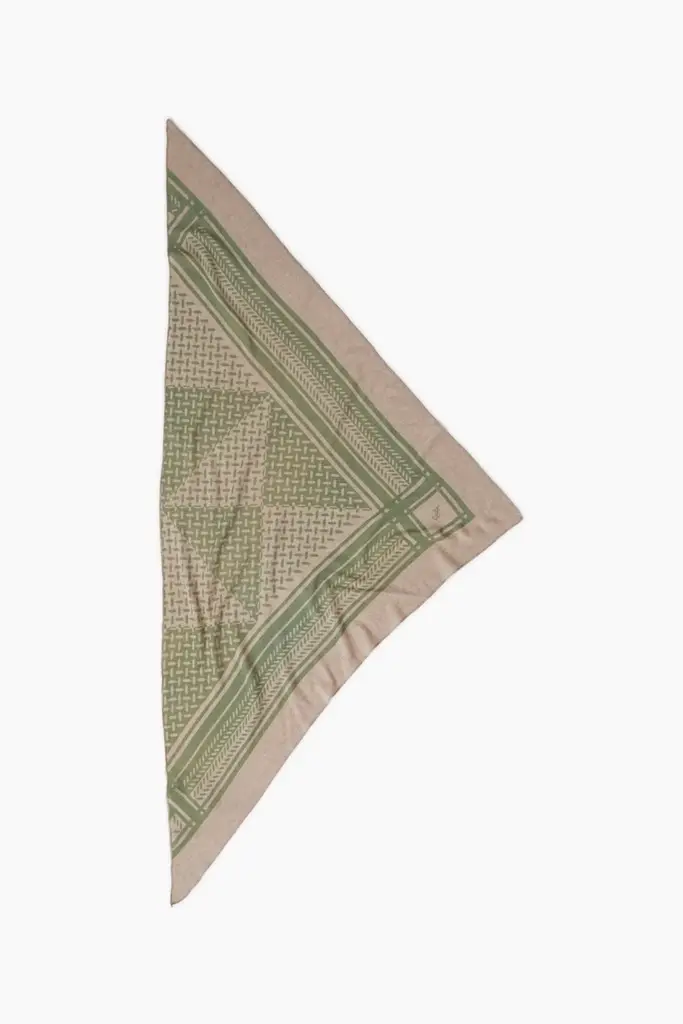 Lala Berlin Triangle Puzzle cashmere dune/sage Angebote
