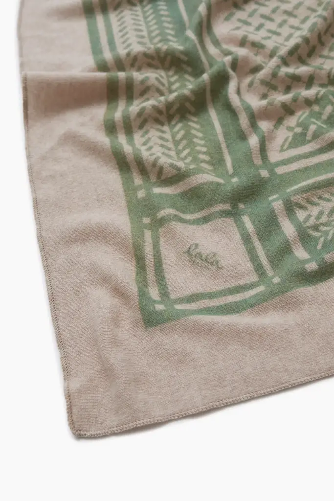 Lala Berlin Triangle Puzzle cashmere dune/sage Angebote