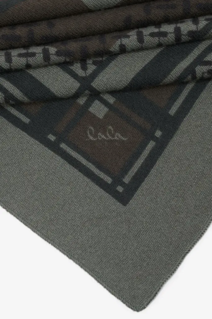 Lala Berlin Triangle Double Heritage cashmere olive Günstiger Verkauf