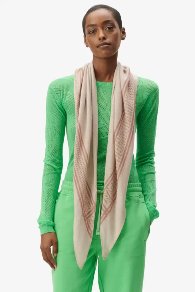 Lala Berlin Triangle Heritage Double cashmere sand flip Fabrikverkauf