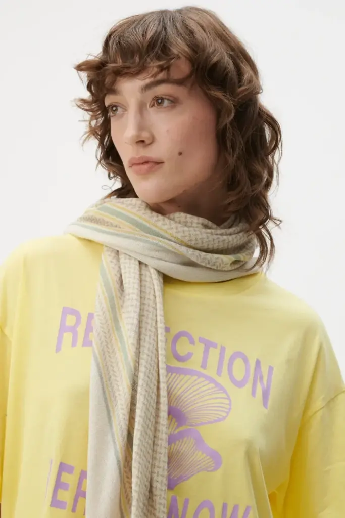 Lala Berlin Triangle Heritage Double cashmere egret flip Meist gekauft