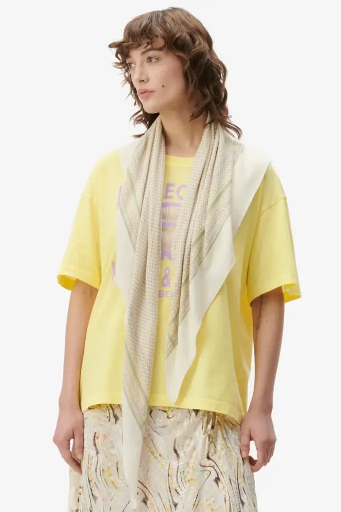 Lala Berlin Triangle Heritage Double cashmere egret flip Meist gekauft