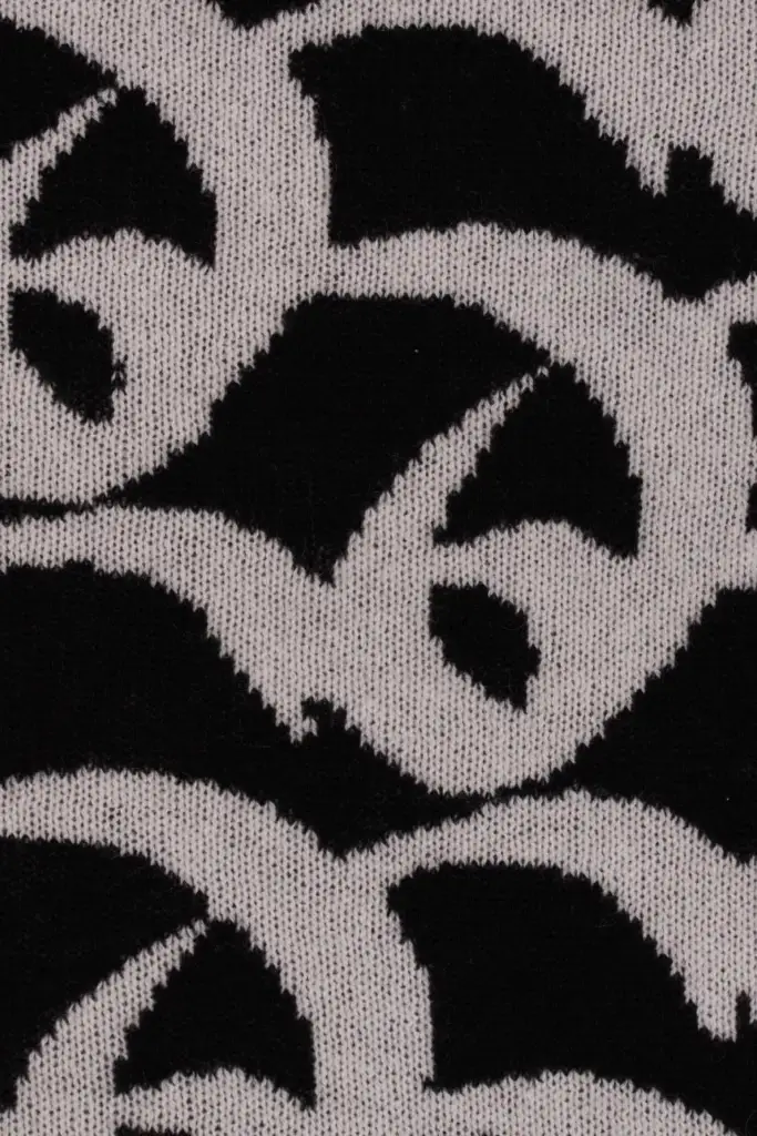 Lala Berlin Triangle Monogram Goober cashmere black Großer Ausverkauf