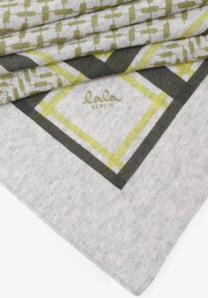 Lala Berlin Triangle Trinity cashmere cream/olive Räumungsverkauf