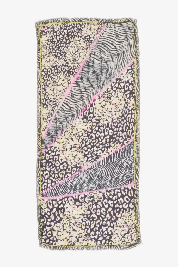 Lala Berlin Scarf Abix modal mix animal patchwork VIP-Rabatte
