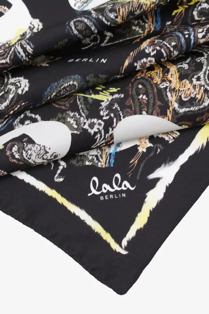 Lala Berlin Cube Ahrina silk paisley park dark Tiefpreis
