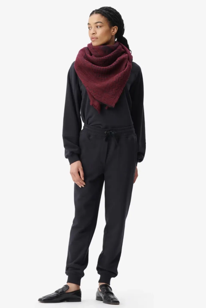 Lala Berlin Scarf Anais wool mix zebra fudge Sonderangebot der Fabrik
