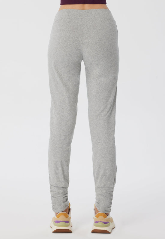 Leela Cotton 4415G | Damen Yogahose stretch - Hellgrau Versandkostenfrei