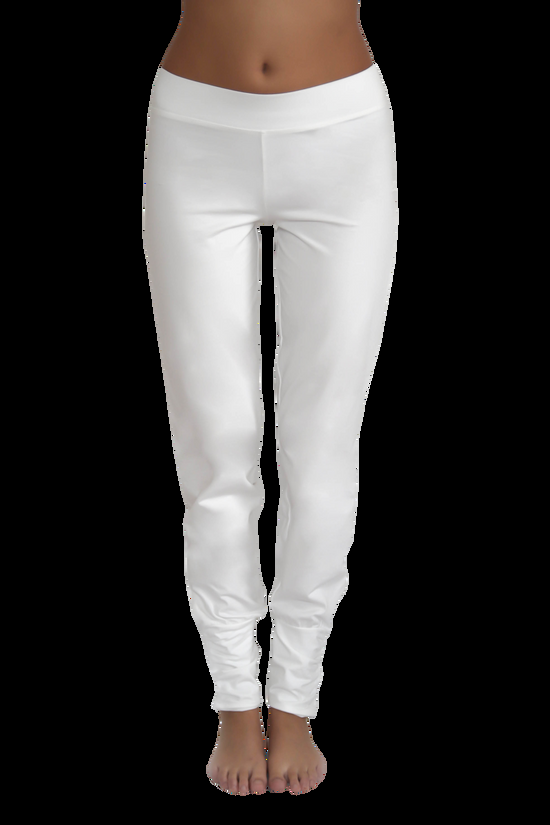 Leela Cotton 4415W | Damen Yogahose stretch - Naturweiss Flash Sale