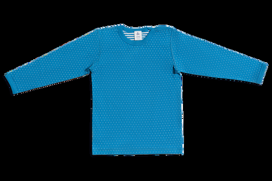 Leela Cotton 2650BW | Baby Wendelangarmshirt - Saphirblau-Naturweiss Muttertagsangebot