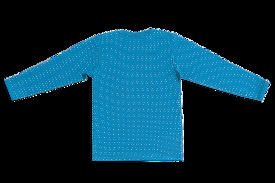 Leela Cotton 2650BW | Baby Wendelangarmshirt - Saphirblau-Naturweiss Muttertagsangebot
