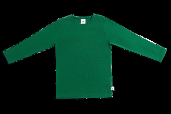 Leela Cotton 2062 | Baby Basic Langarmshirt - Moosgrün Heißer Verkauf