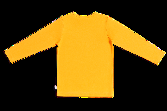 Leela Cotton 2060O | Baby Basic Langarmshirt - Sonnengelb Neueste Mode
