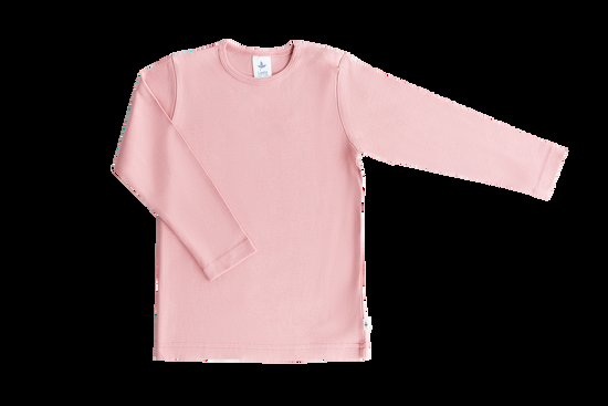 Leela Cotton 2060 VR | Baby Basic Langarmshirt - Altrosa Zeitlich begrenztes Angebot