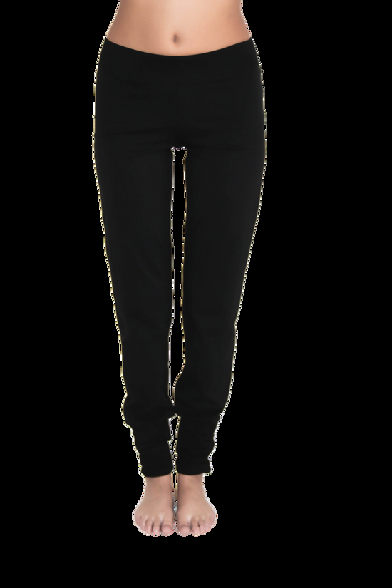 Leela Cotton 4415S | Damen Yogahose stretch - Schwarz Riesige Ersparnisse