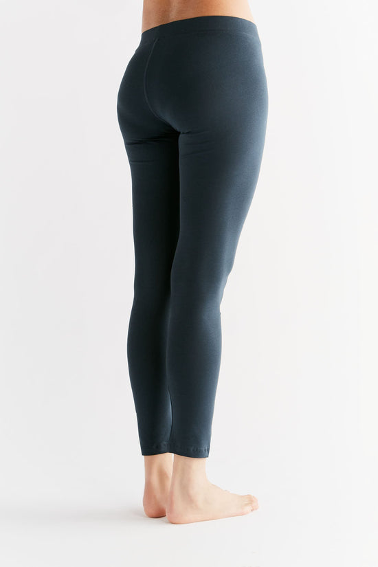 Leela Cotton 1611-048 | Damen Leggings Baumwolljersey - Navy Wochenangebot