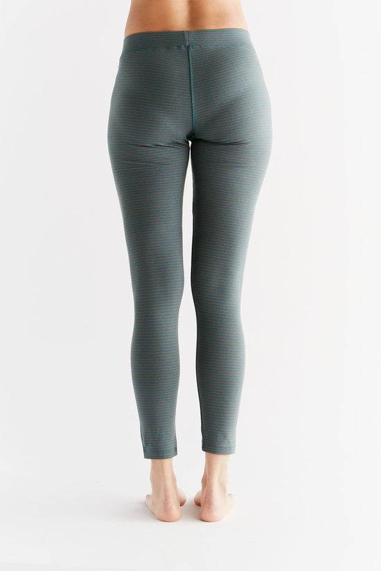 Leela Cotton 1611-064 | Damen Leggings Baumwolljersey - Tanne/Tabasco Begrenzte Freigabe