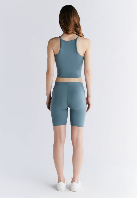 Leela Cotton 1417-066 | Radlerhose - Gobelin Blau JETZT KAUFEN