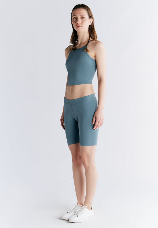 Leela Cotton 1417-066 | Radlerhose - Gobelin Blau JETZT KAUFEN