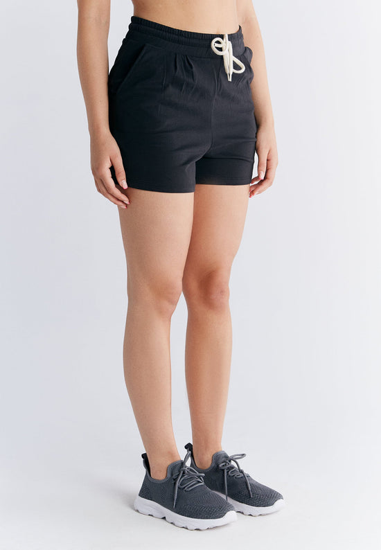 Leela Cotton 1440-021 | Pyjama-Shorts - Schwarz Zeitbegrenzte Promotion