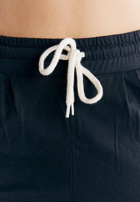 Leela Cotton 1440-021 | Pyjama-Shorts - Schwarz Zeitbegrenzte Promotion