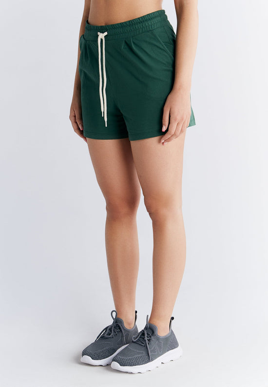 Leela Cotton 1440-067 | Pyjama-Shorts - Tannennadel Bis zu 60% Rabatt