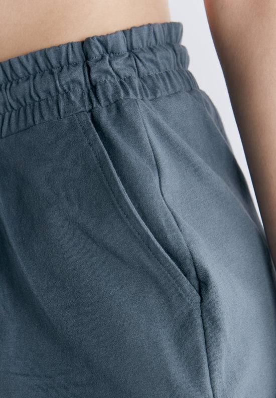 Leela Cotton 1440-068 | Pyjama-Shorts - Dunklerschiefer Im Verkauf
