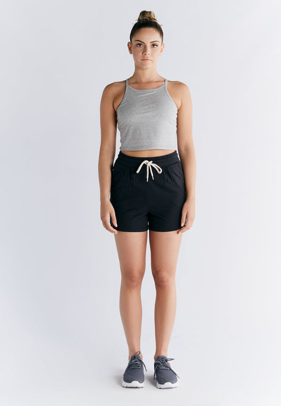 Leela Cotton 1217-047 | Crop-Top - Grau 2025