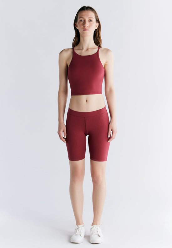 Leela Cotton 1217-069 | Crop-Top - Rosarot Verkauf