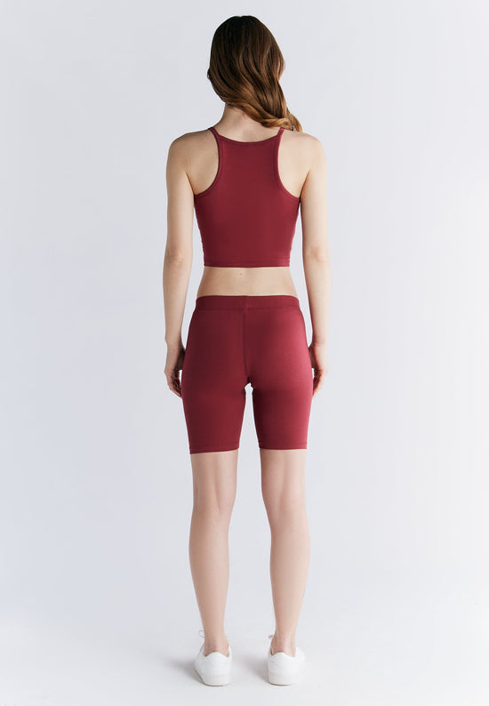 Leela Cotton 1217-069 | Crop-Top - Rosarot Verkauf